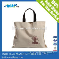 2015 China wholesale pp webbing handle cotton bag 8oz printed cotton bag white color cotton bag